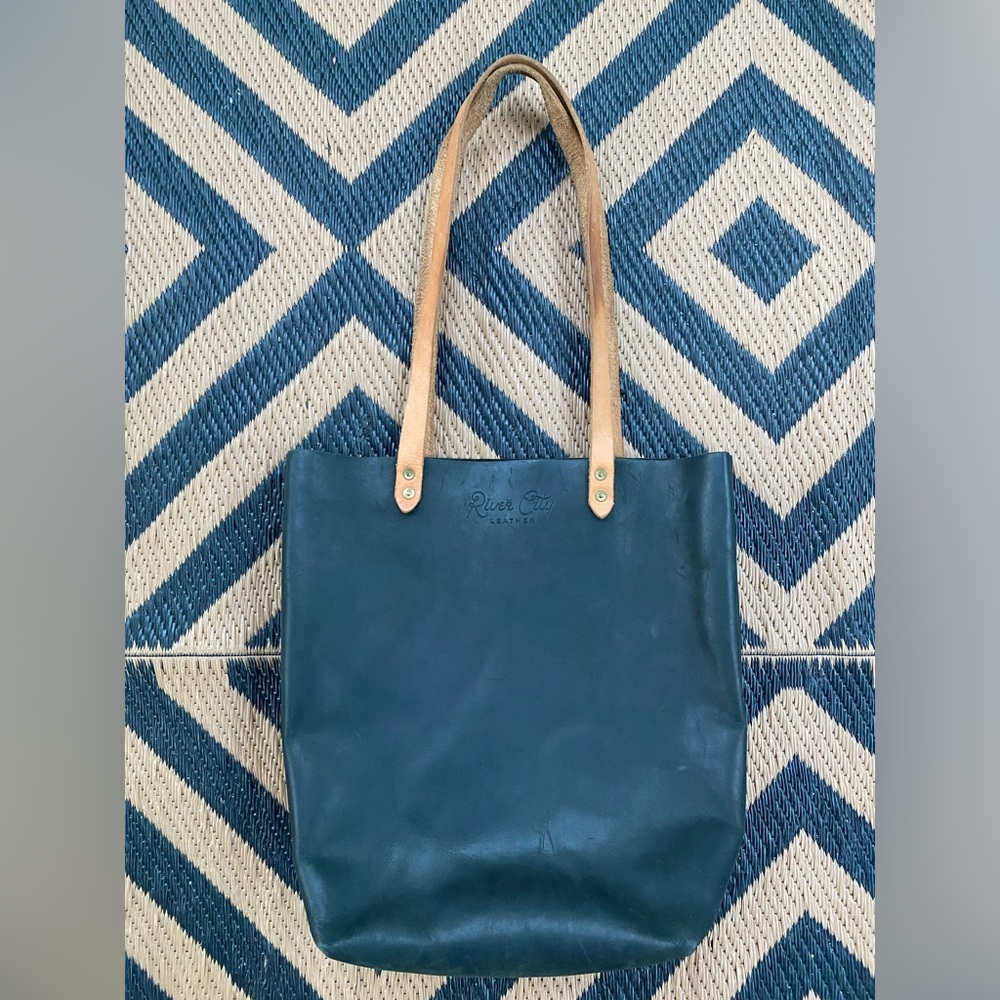 River City Leather Poke Tote